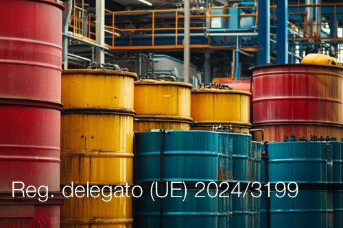 Regolamento delegato UE 2024 3199 Regolamento delegato UE 2024 3199