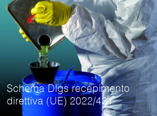 Schema Dlgs recepimento direttiva UE 2022 431 Schema Dlgs recepimento direttiva UE 2022 431