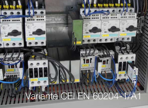 Variante CEI EN 60204 1 A1 Variante CEI EN 60204 1 A1