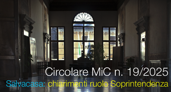 Circolare MiC n 19 2025 Soprintendenza Circolare MiC n 19 2025 Soprintendenza