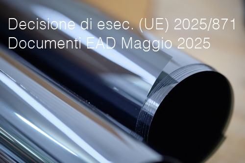 Decisione di esecuzione  UE  2025 871  Documenti EAD Maggio 2025