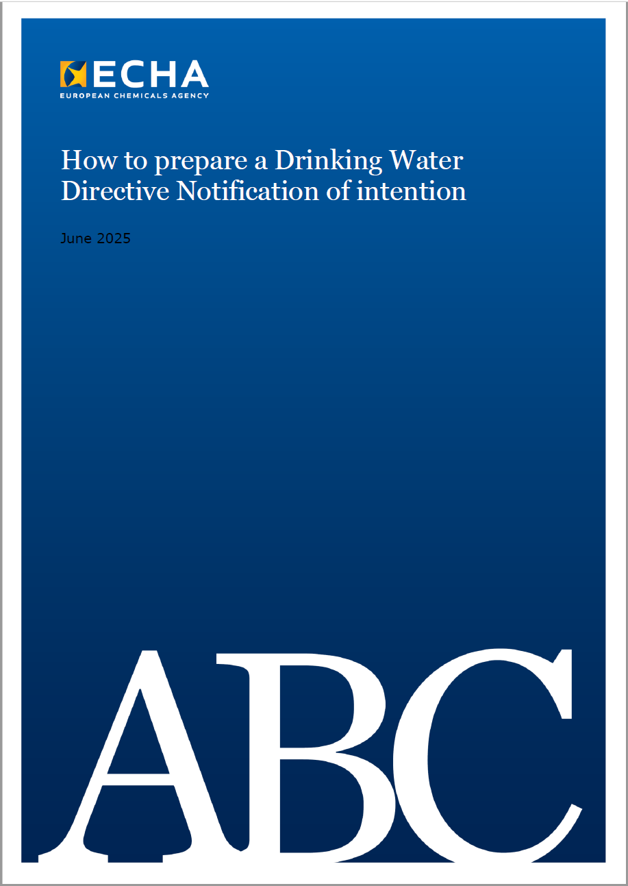 How to prepare a Drinking Water Directive Notification of intention