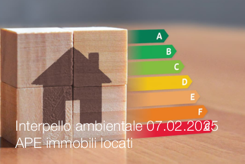 Interpello ambientale 07 02 2025   APE immobili locati