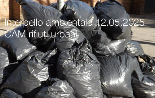 Interpello ambientale 12 05 2025   CAM rifiuti urbani