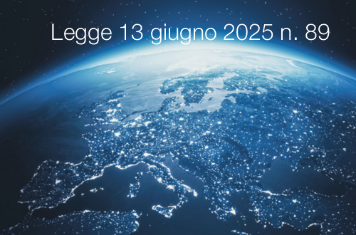 Legge 13 giugno 2025 n  89   Economia dello spazio