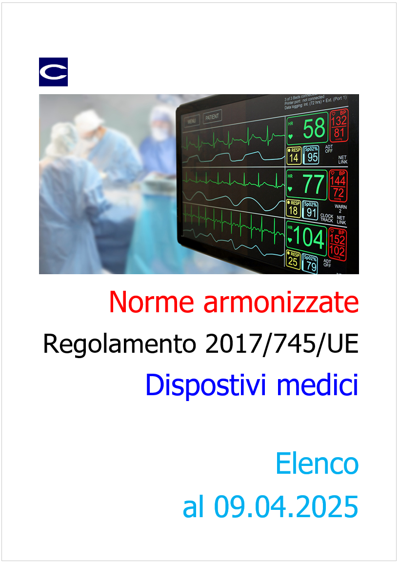 Norme armonizzate Regolamento dispositivi medici MD 09 04 2025