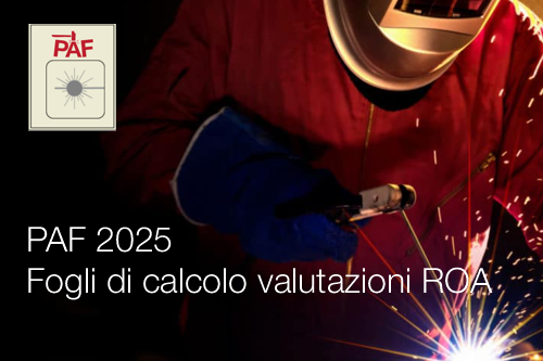 PAF 2025 Valutazione ROA PAF 2025 Valutazione ROA