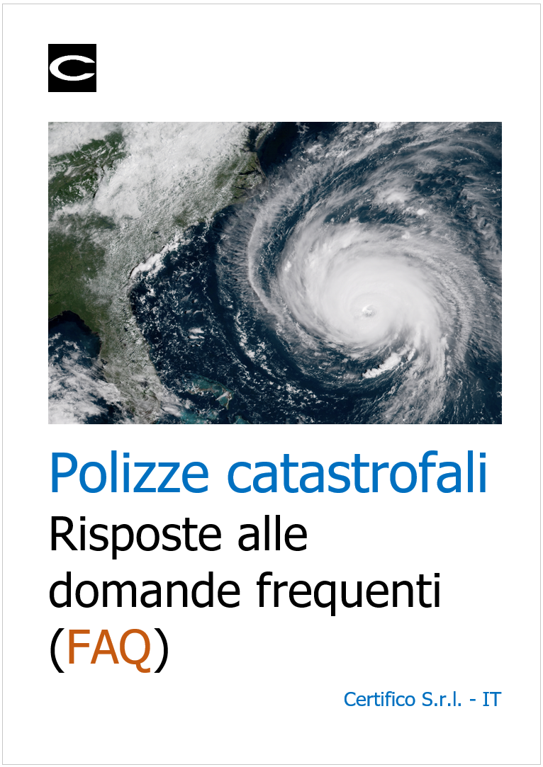 Polizze catastrofali   Risposte alle domande frequenti