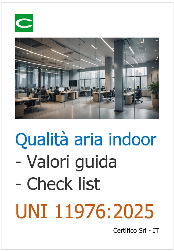 Qualit  aria indoor   Valori guida e Check list   UNI 11976 2025