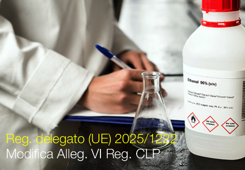 Regolamento delegato UE 2025 1222 Modifica Alleg VI Reg CLP Regolamento delegato UE 2025 1222 Modifica Alleg VI Reg CLP