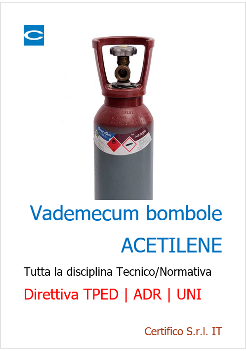 Vademecum  bombole Acetilene 