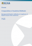 ECHA compendium of analytical methods