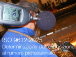 ISO 9612 2025 Determinazione dell esposizione al rumore professionale